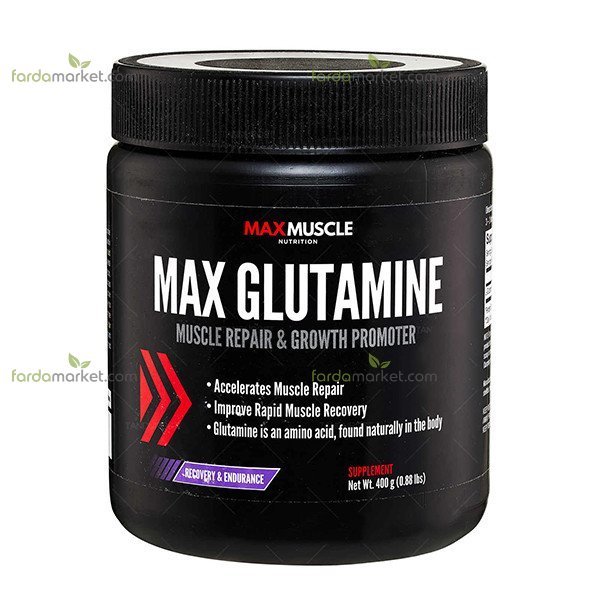 پودر گلوتامین ۴۰۰ گرم - مکس ماسل