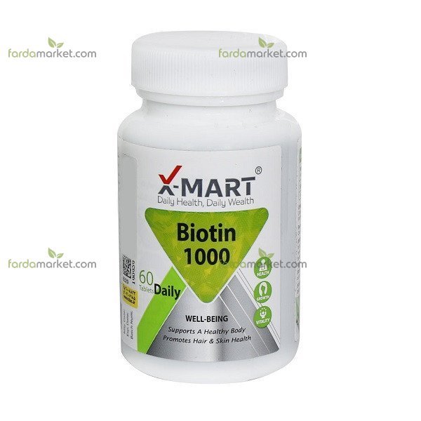 قرص بیوتین ۱۰۰۰ ۶۰ عددی