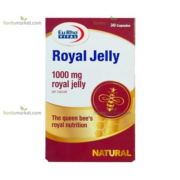 کپسول رویال ژلی ۱۰۰۰ میلی گرم بسته ۳۰ عددی - یوروویتال