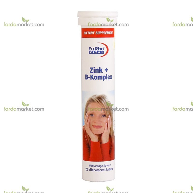 قرص جوشان زینک و B کمپلکس ۲۰ عددی یوروویتال
