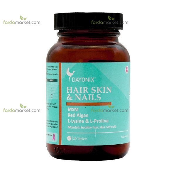 قرص هیر اسکین نیلز ۳۰ عددی دایونیکس فارما