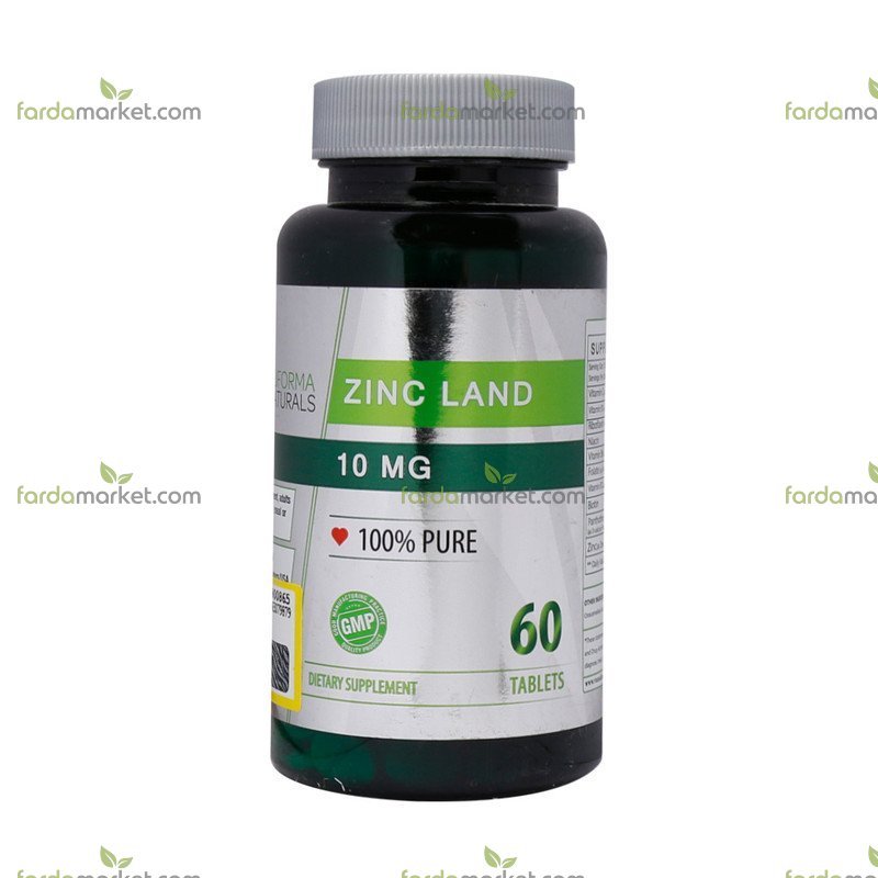 قرص زینک ۱۰ میلی گرم بسته ۶۰ عددی - زینک لند