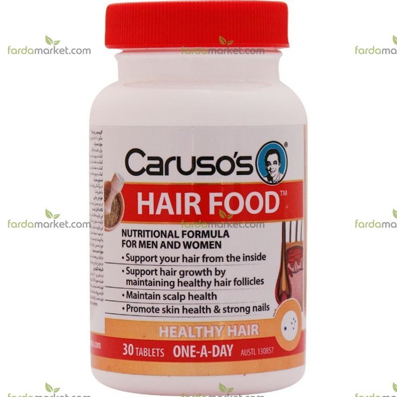 قرص هیر فود کاروسوس نچرال هلث ۳۰ عددی