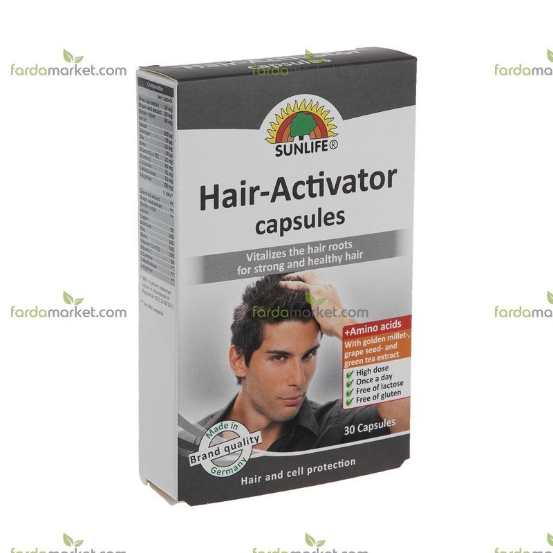 کپسول هیر اکتیواتور ۳۰ عددی سان لایف