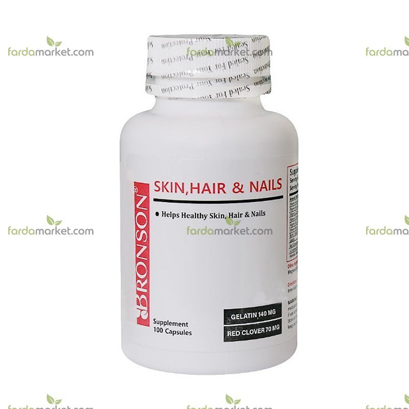 کپسول هیر اسکین اند نیلز ۶۰ عددی برونسون