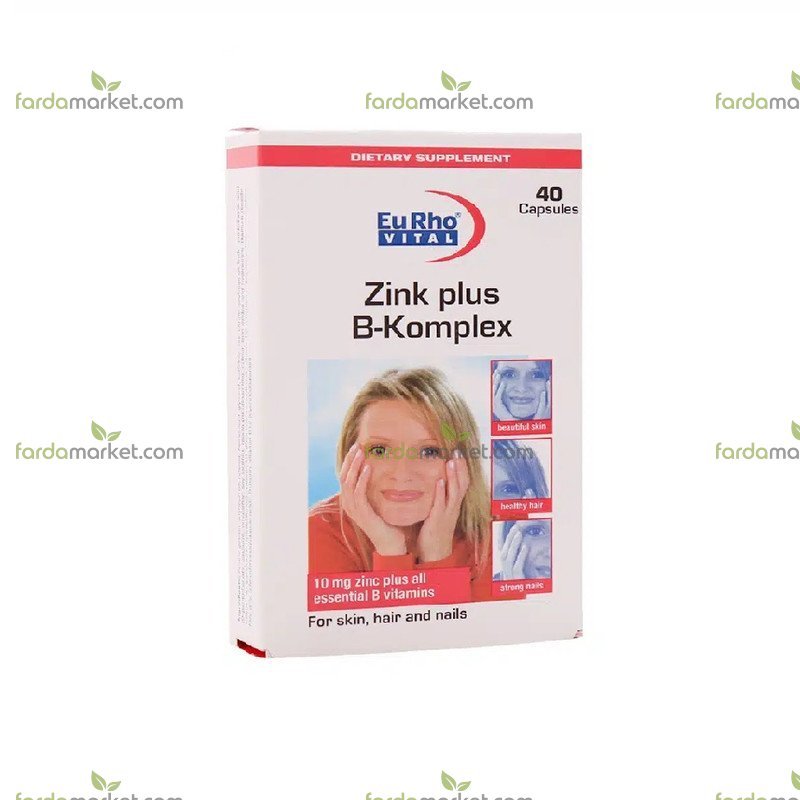 کپسول زینک پلاس ب کمپلکس ۴۰ عددی یوروویتال