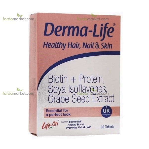 قرص درما لایف هیر ۳۰ عددی - لایف ان