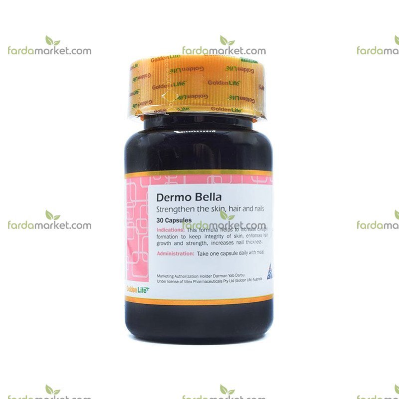 کپسول درموبلا گلدن لایف بسته ۳۰ عددی