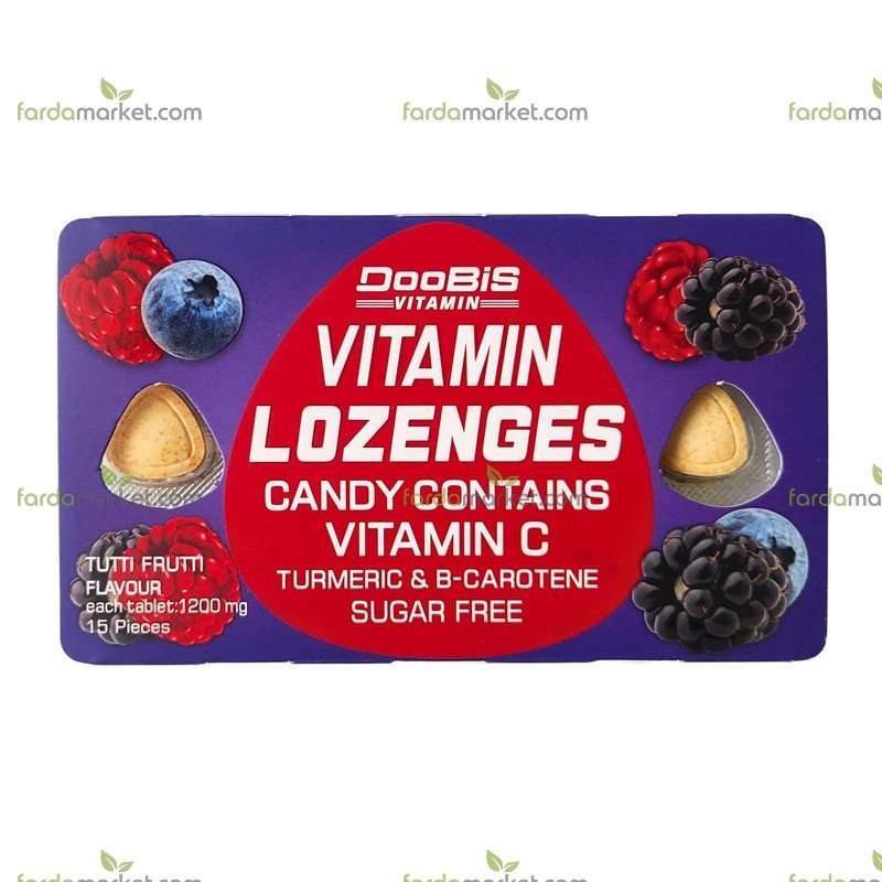 قرص مکیدنی ویتامین ث ۱۵ عددی ۱۲۰ گرم - دوبیس