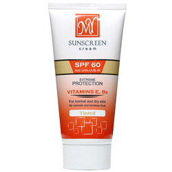کرم ضد آفتاب رنگی SPF60 مناسب پوست نرمال و خشک مای